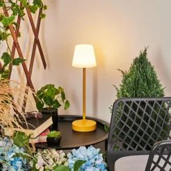 hofstein Lampe à poser Maza LED Jaune, 1 lumière