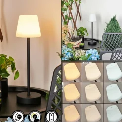 hofstein Lampe à poser Maza LED Noir, 1 lumière