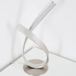 hofstein Lampe à poser Medle LED Nickel mat, 1 lumière