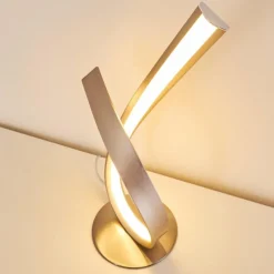 hofstein Lampe à poser Medle LED Nickel mat, 1 lumière