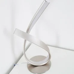 hofstein Lampe à poser Medle LED Nickel mat, 1 lumière