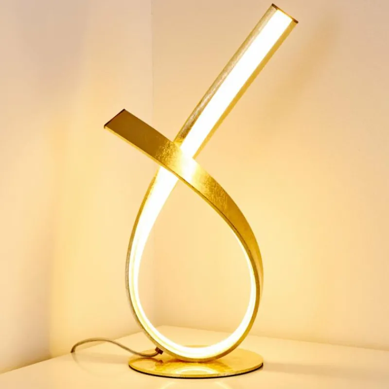 Lampes Dorées-hofstein Lampe à poser Medle LED Or, 1 lumière