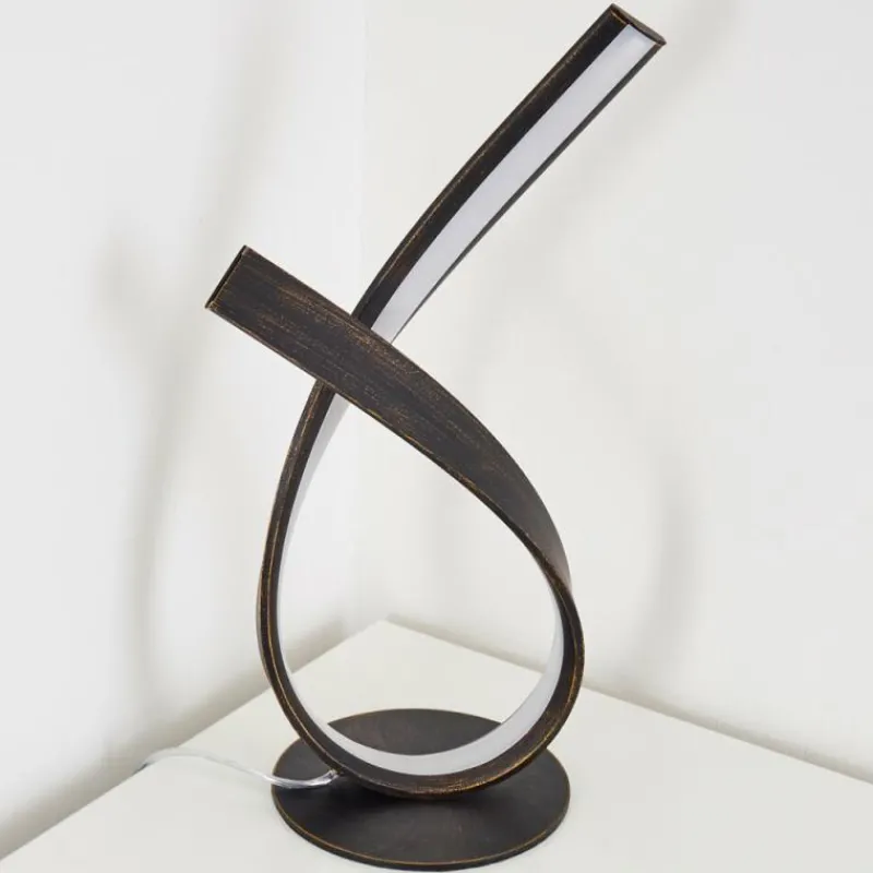 hofstein Lampe à poser Medle LED Rouille, 1 lumière* Éclairage Led