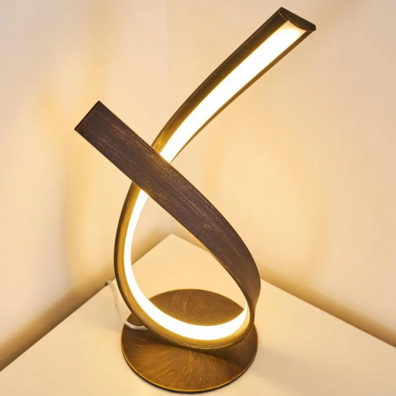 hofstein Lampe à poser Medle LED Rouille, 1 lumière* Éclairage Led