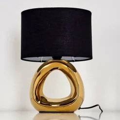 Lampes En Tissu-hofstein Lampe à poser Morcote Or, 1 lumière