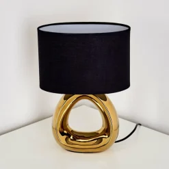 Lampes En Tissu-hofstein Lampe à poser Morcote Or, 1 lumière