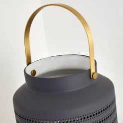 Luminaires Orientaux-hofstein Lampe à poser Nakajima Noir, Blanc, 1 lumière