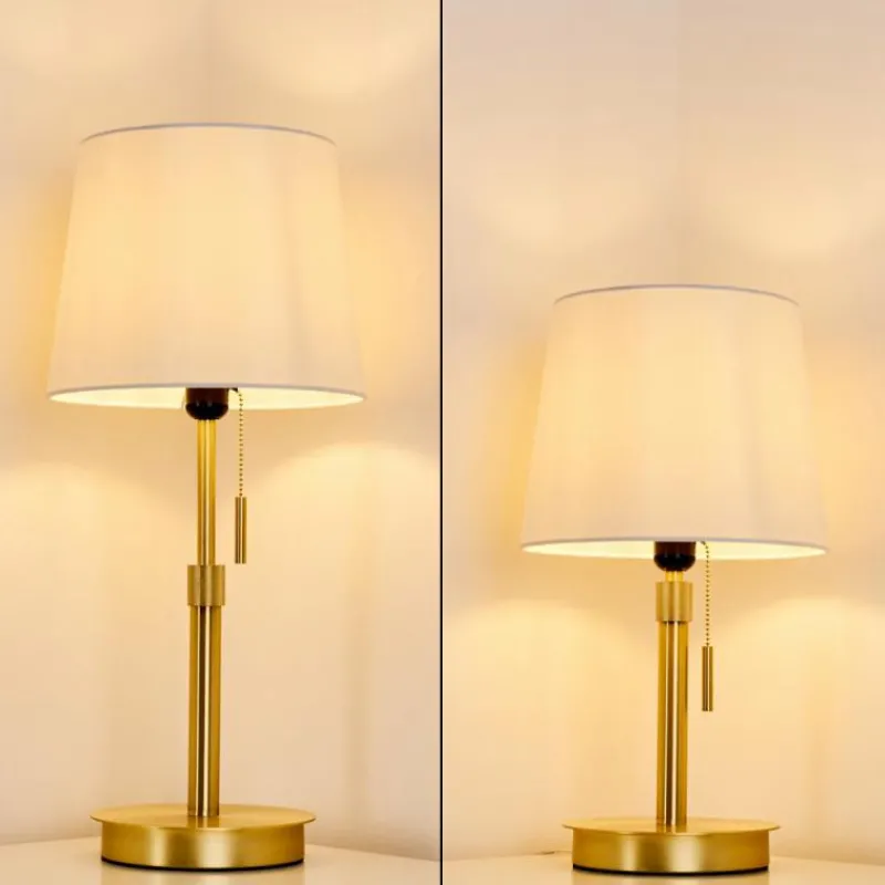 Lampes En Tissu-hofstein Lampe à poser Neuville Or, 1 lumière