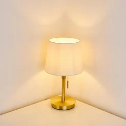 Lampes En Tissu-hofstein Lampe à poser Neuville Or, 1 lumière