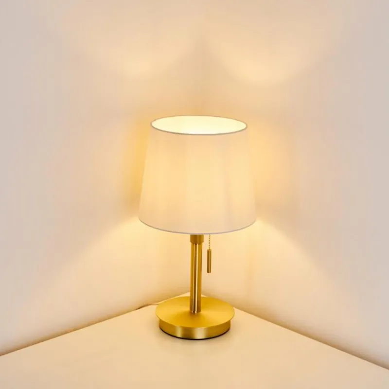 Lampes En Tissu-hofstein Lampe à poser Neuville Or, 1 lumière