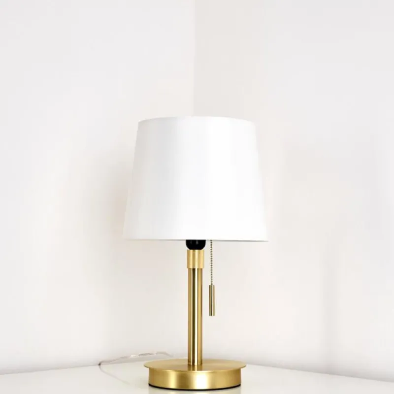 Lampes En Tissu-hofstein Lampe à poser Neuville Or, 1 lumière