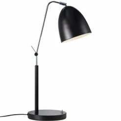 Luminaires Scandinaves-Luminaires Nordlux Lampe à poser Nordlux ALEXANDER Noir, 1 lumière