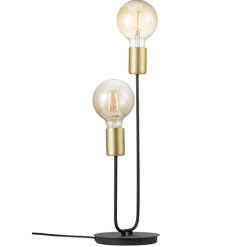 Lampes Vintages & Rétros-Luminaires Nordlux Lampe à poser Nordlux JOSEFINE Noir, 2 lumières