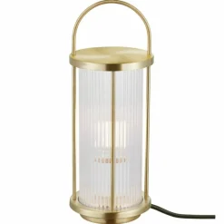 Lampes Vintages & Rétros-Luminaires Nordlux Lampe à poser Nordlux LINTON Laiton, 1 lumière