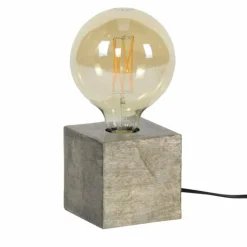 Lampes Vintages & Rétros-hofstein Lampe à poser OMMEN Nickel mat, 1 lumière