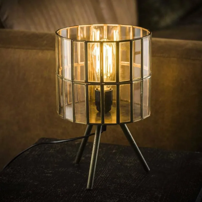 Lampes Industrielles-hofstein Lampe à poser OUDESTOIF Transparent, 1 lumière