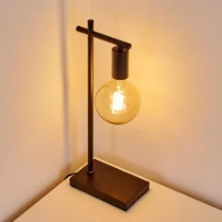 Lampes Vintages & Rétros-hofstein Lampe à poser Pamunkey Noir, 1 lumière