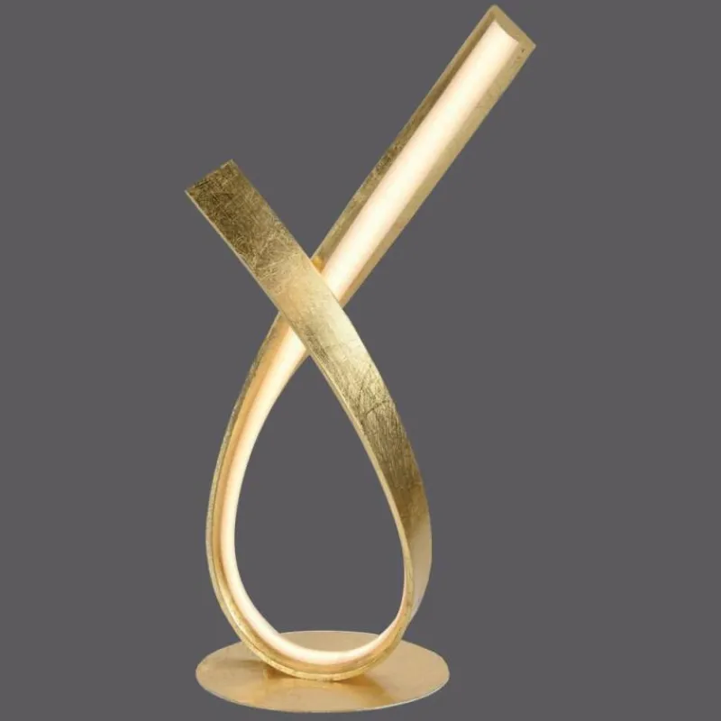 Lampes Dorées-Luminaires Paul Neuhaus Lampe à poser Paul Neuhaus LINDA LED Or, 1 lumière