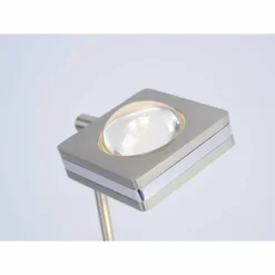 Paul Neuhaus Q-Serie Lampe à Poser Paul Neuhaus Q-Fisheye LED Acier inoxydable, 2 lumières, Télécommandes, Changeur de couleurs