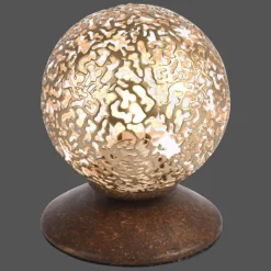 Lampe Turque-Luminaires Paul Neuhaus Lampe à poser Paul Neuhaus GRETA Rouille, 1 lumière