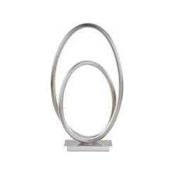 Paul Neuhaus Q-Serie Lampe à poser Paul Neuhaus Q-NEVIO LED Nickel mat, 1 lumière, Télécommandes