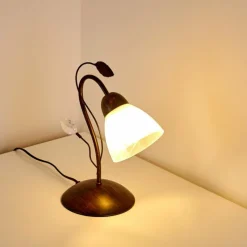 hofstein Lampe à poser Peccia Rouille, 1 lumière