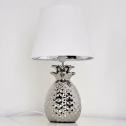 Lampes En Tissu-hofstein Lampe à poser Pina Blanc, 1 lumière