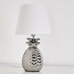Lampes En Tissu-hofstein Lampe à poser Pina Blanc, 1 lumière