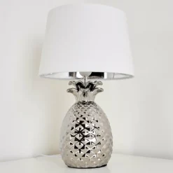 Lampes En Tissu-hofstein Lampe à poser Pina Blanc, 1 lumière