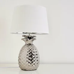 Lampes En Tissu-hofstein Lampe à poser Pina Blanc, 1 lumière
