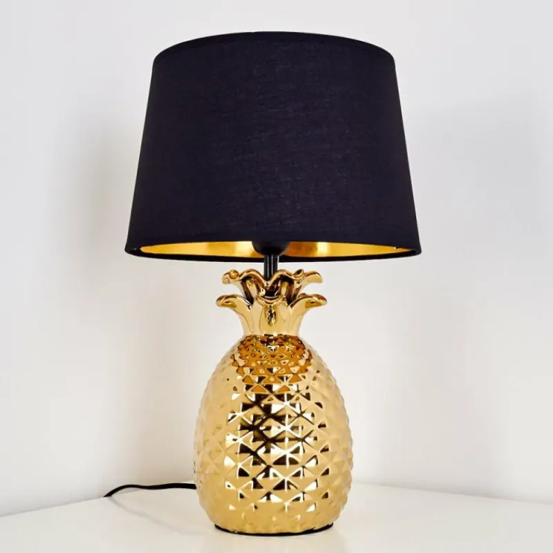 Lampes En Tissu-hofstein Lampe à poser Pina Or, 1 lumière