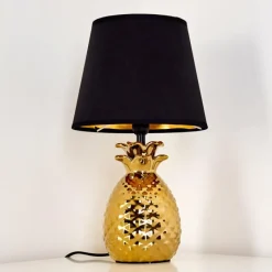 Lampes En Tissu-hofstein Lampe à poser Pina Or, 1 lumière