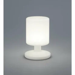 Luminaires Rustiques-Luminaires Reality Lampe à poser Reality BARBADOS LED Blanc, 1 lumière