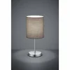 Lampes En Tissu-Luminaires Reality Lampe à poser Reality JERRY Chrome, 1 lumière