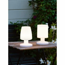 Luminaires Rustiques-Luminaires Reality Lampe à poser Reality LORA LED Blanc, 1 lumière