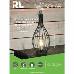 Luminaires Reality Lampe à poser Reality Mairana LED Noir, 1 lumière