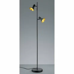 Lampes Dorées-Luminaires Reality Lampe à poser Reality Nina Noir, 2 lumières