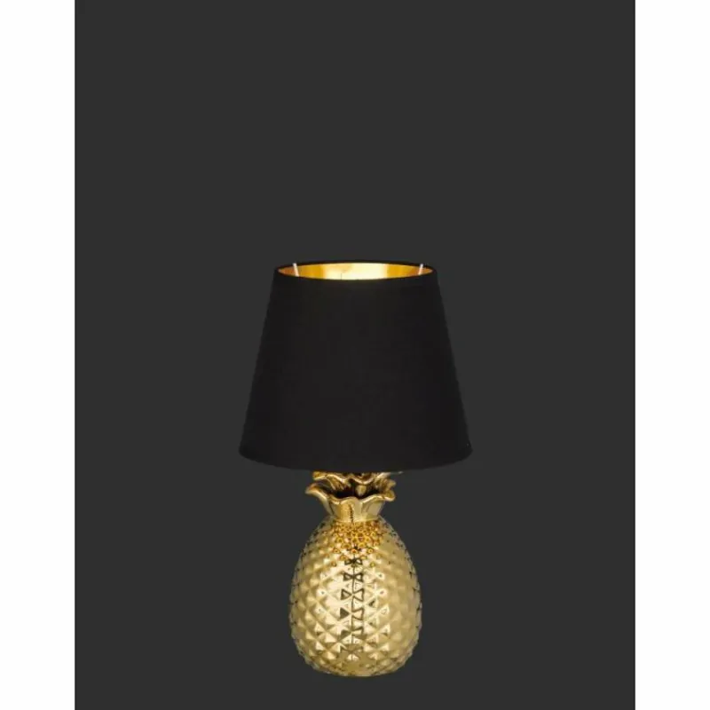 Lampes En Tissu-Luminaires Reality Lampe à poser Reality PINEAPPLE Or, 1 lumière