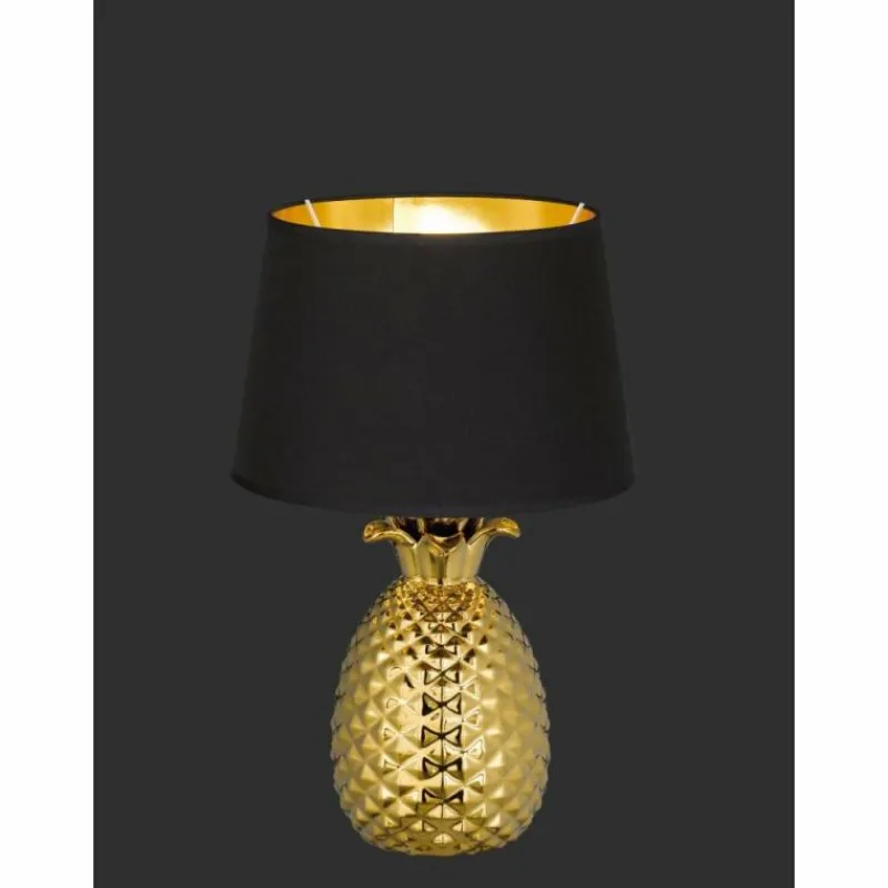 Lampes En Tissu-Luminaires Reality Lampe à poser Reality PINEAPPLE Or, 1 lumière