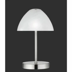 Luminaires Reality Lampe à poser Reality QUEEN LED Nickel mat, 1 lumière