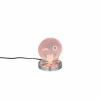 Luminaires Rustiques-Luminaires Reality Lampe à poser Reality SMILEY LED Chrome, 1 lumière, Changeur de couleurs