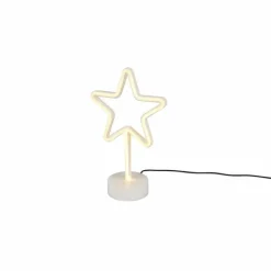 Luminaires Rustiques-Luminaires Reality Lampe à poser Reality STAR LED Blanc, 1 lumière