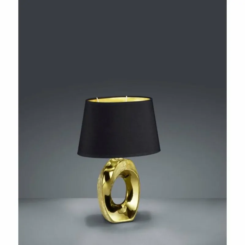 Lampes En Tissu-Luminaires Reality Lampe à poser Reality TABA Or, 1 lumière