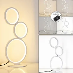 hofstein Lampe à poser Rodekro LED Blanc, 1 lumière