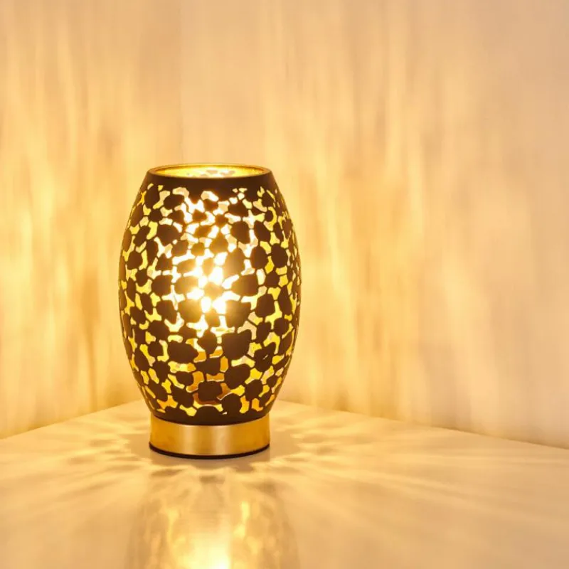 Lampes Dorées-hofstein Lampe à poser Saksborg Noir doré, 1 lumière