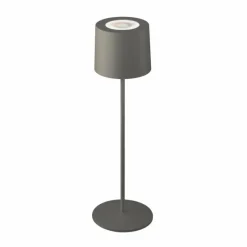 SCHÖNER WOHNEN-Kollektion Lampe à poser Sun LED Gris, 1 lumière, Changeur de couleurs