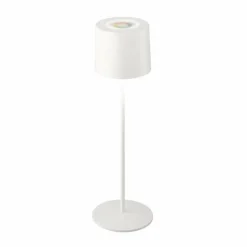 SCHÖNER WOHNEN-Kollektion Lampe à poser Sun LED Blanc, 1 lumière, Changeur de couleurs