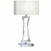 Lampes En Tissu-Luminaires Searchlight Lampe à poser Searchlight CUSION Chrome, 1 lumière