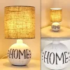 Lampes En Tissu-hofstein Lampe à poser Seon HOME Blanc, 1 lumière