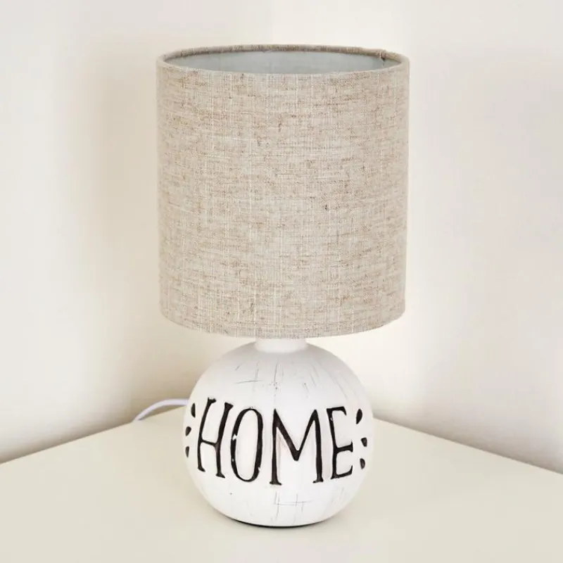 Lampes En Tissu-hofstein Lampe à poser Seon HOME Blanc, 1 lumière